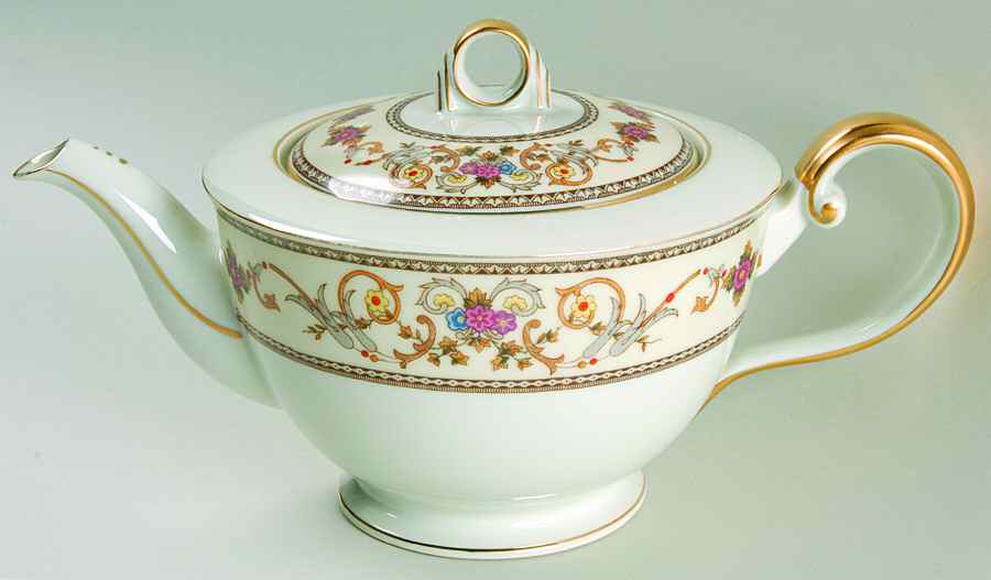 Wheeling (Japan) Teapot & Lid by Royal Embassy-1
