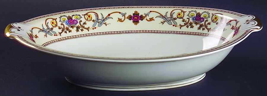 Wheeling (Japan) 11" Oval Vegetable Bowl by Royal Embassy-1