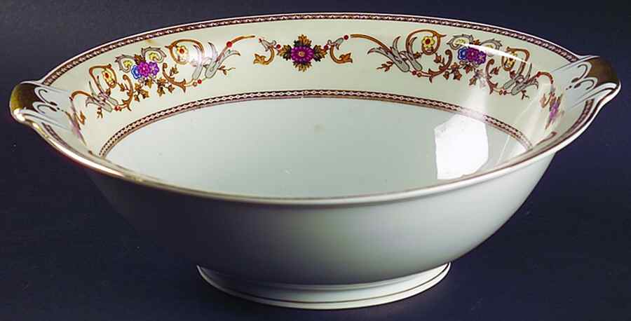 Wheeling (Japan) 10" Round Vegetable Bowl by Royal Embassy-1