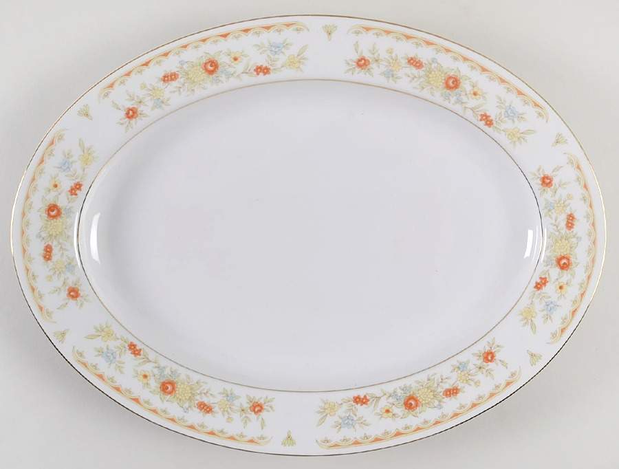 Duchess 14" Oval Serving Platter by Royal Gallery-1