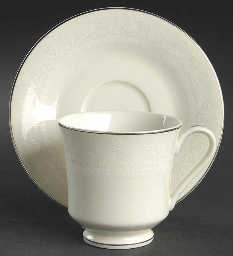 Gallia Footed Cup & Saucer Set by Royal Gallery-1