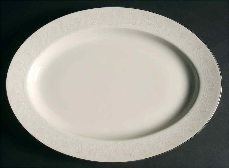 Gallia 14" Oval Serving Platter by Royal Gallery-1