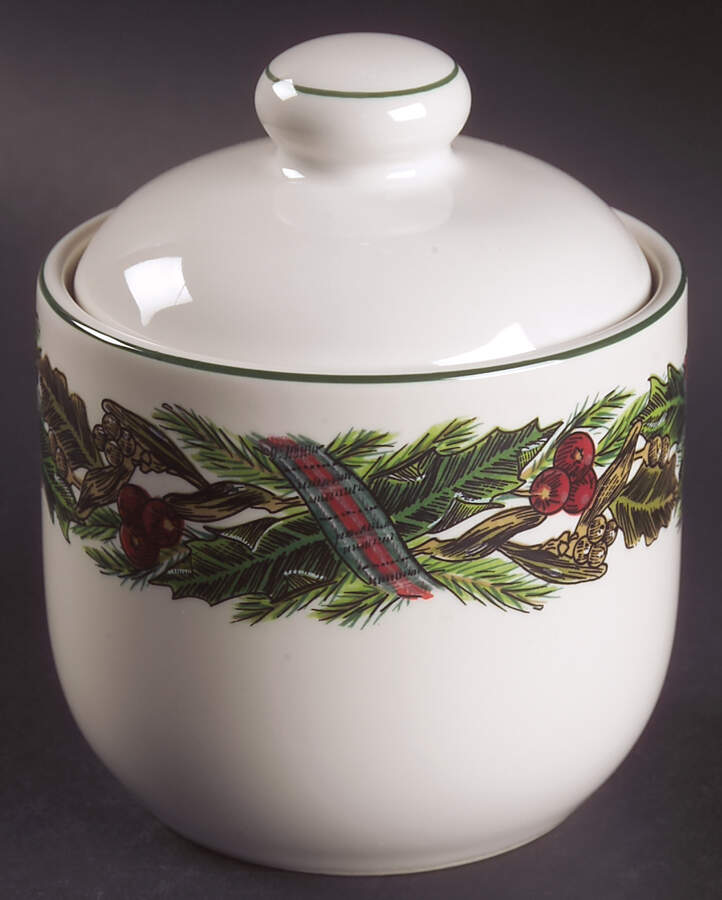 Garland Sugar Bowl & Lid by Royal Gallery-1