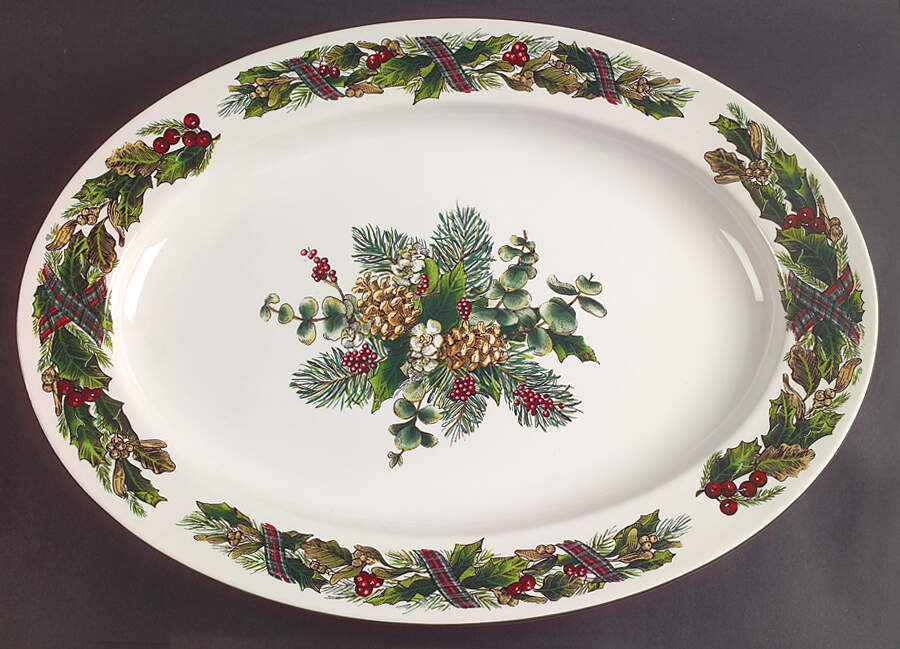 Garland 16" Oval Serving Platter by Royal Gallery-1