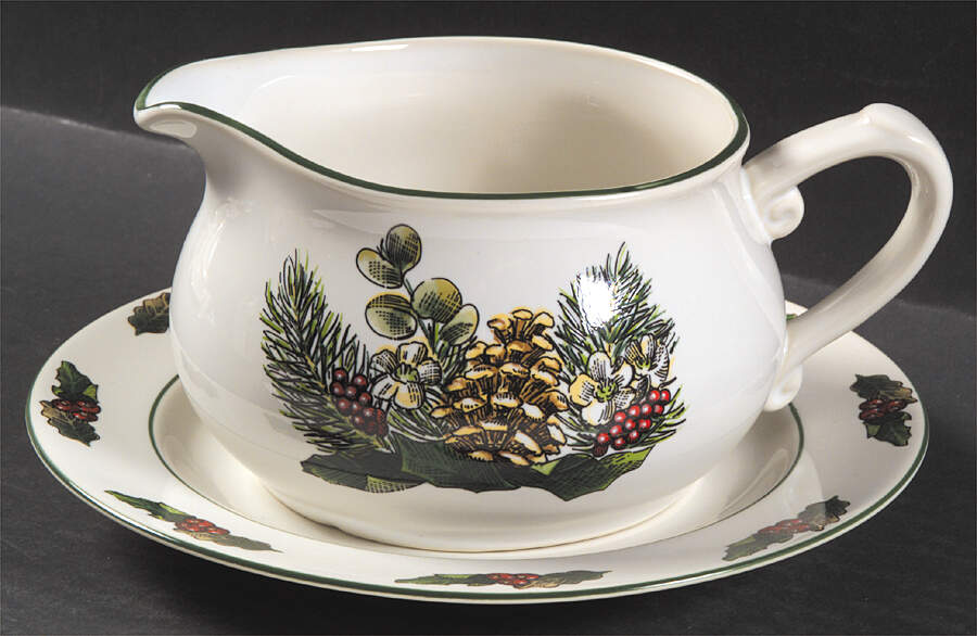 Garland Gravy Boat & Underplate by Royal Gallery-1