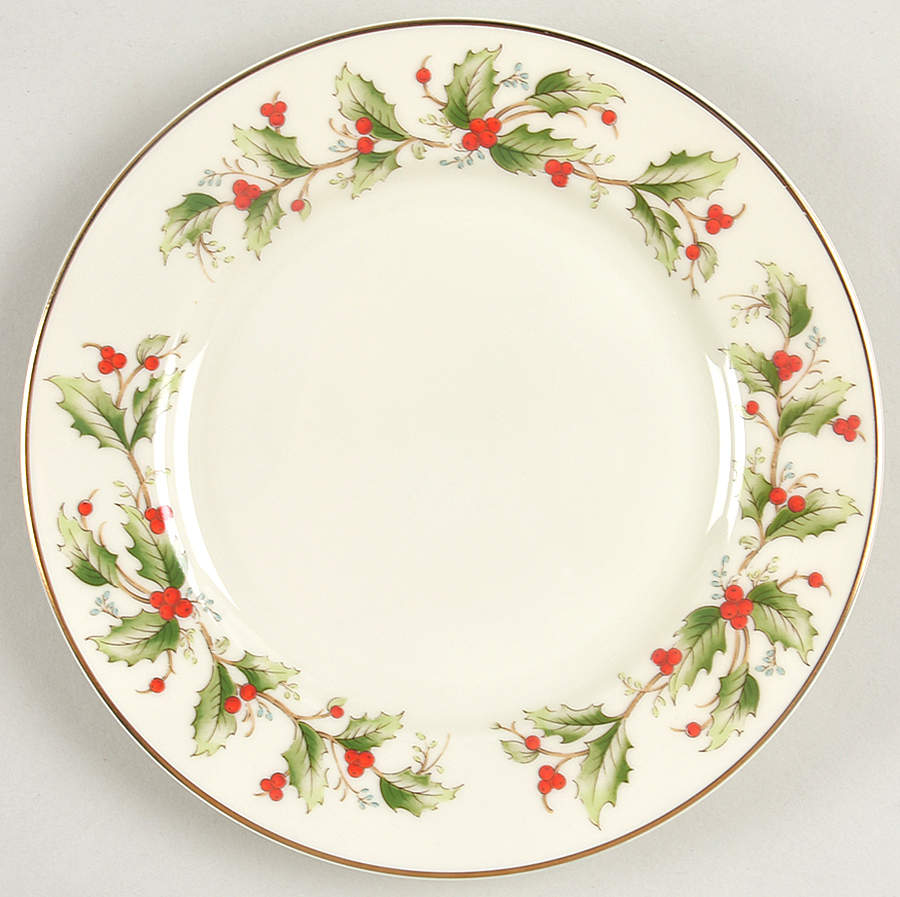 Holly Bread & Butter Plate by Royal Gallery-1