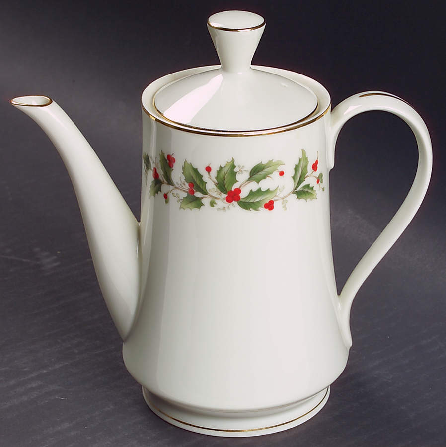 Holly Teapot & Lid by Royal Gallery-1
