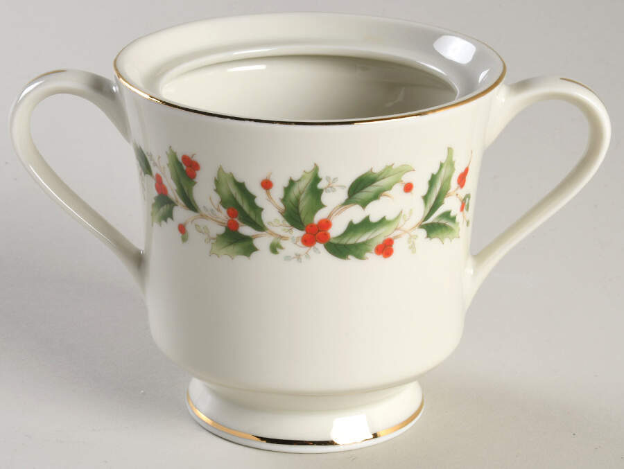 Holly Sugar Bowl No Lid by Royal Gallery-1