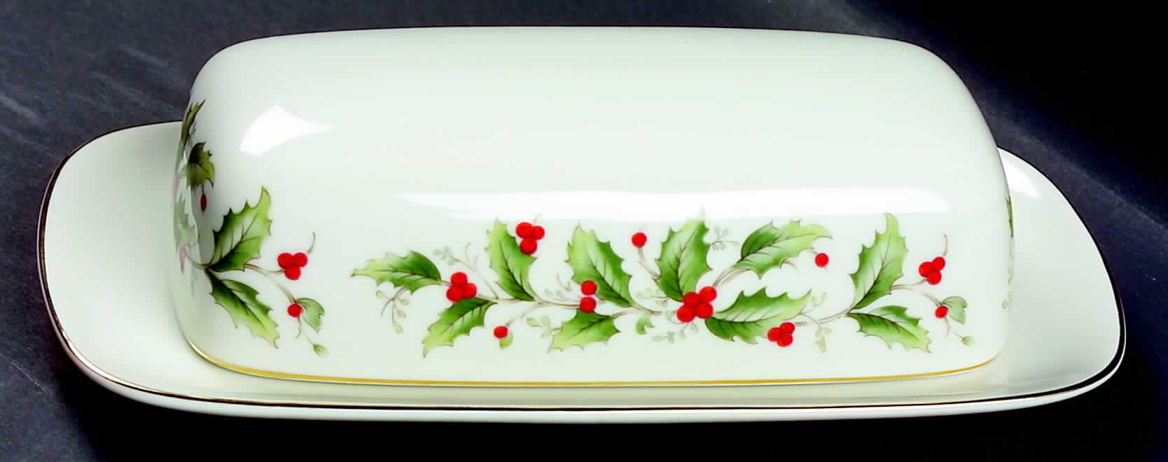 Holly 1/4 Lb Covered Butter by Royal Gallery-1