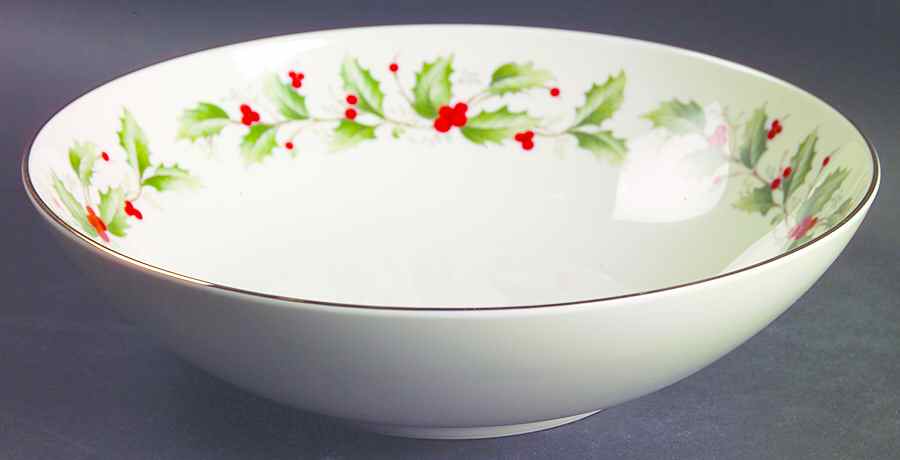Holly 9" Round Vegetable Bowl by Royal Gallery-1