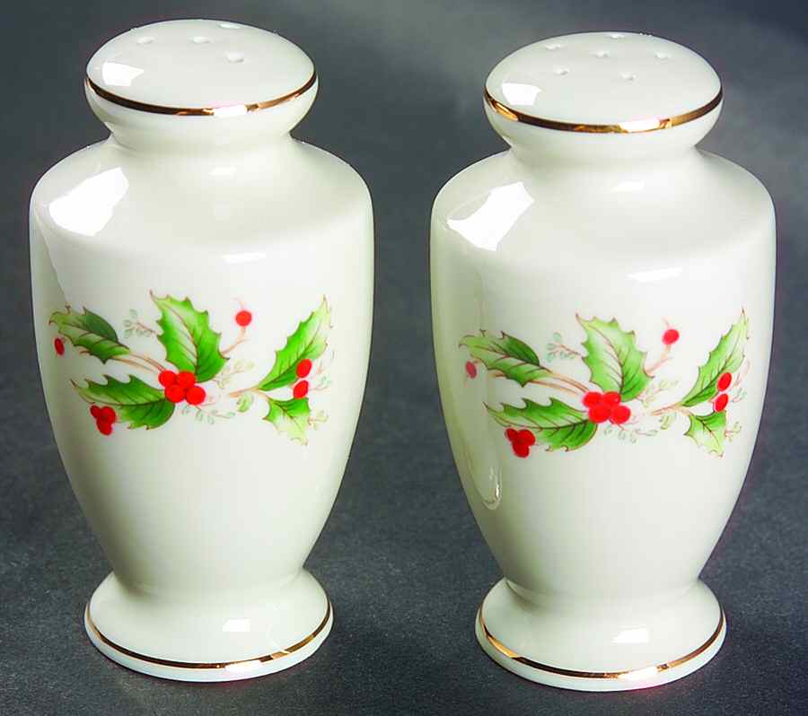 Holly Salt & Pepper Set by Royal Gallery-1