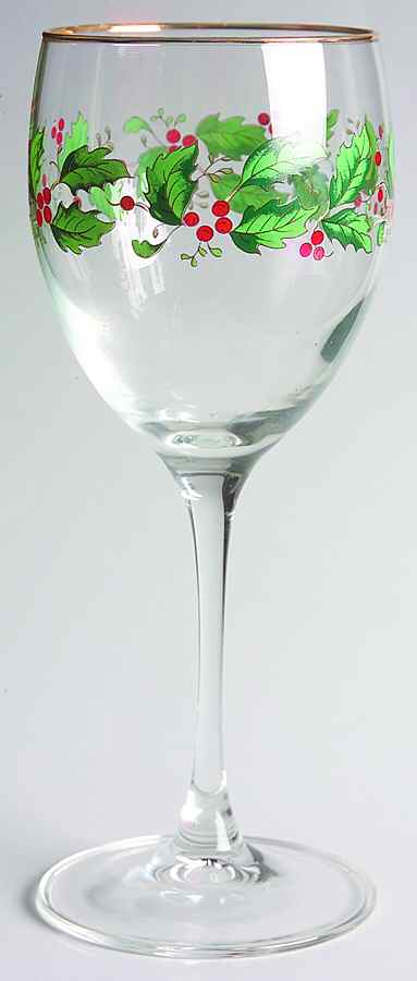 Holly Glassware Goblet by Royal Gallery-1
