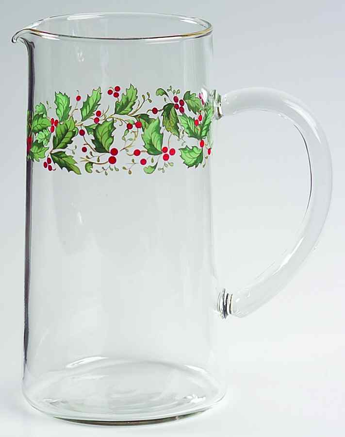Holly Glassware Pitcher by Royal Gallery-1