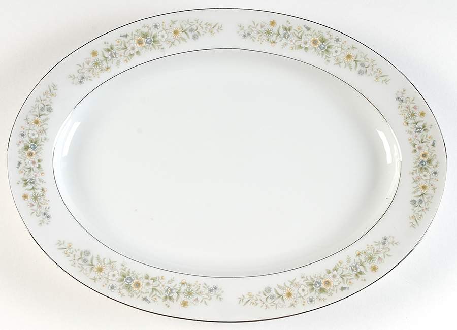 Irene 14" Oval Serving Platter by Royal Gallery-1