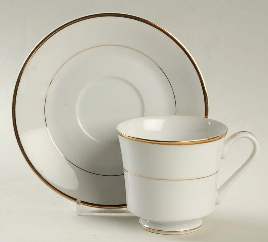 Jessica Footed Cup & Saucer Set by Royal Gallery-1