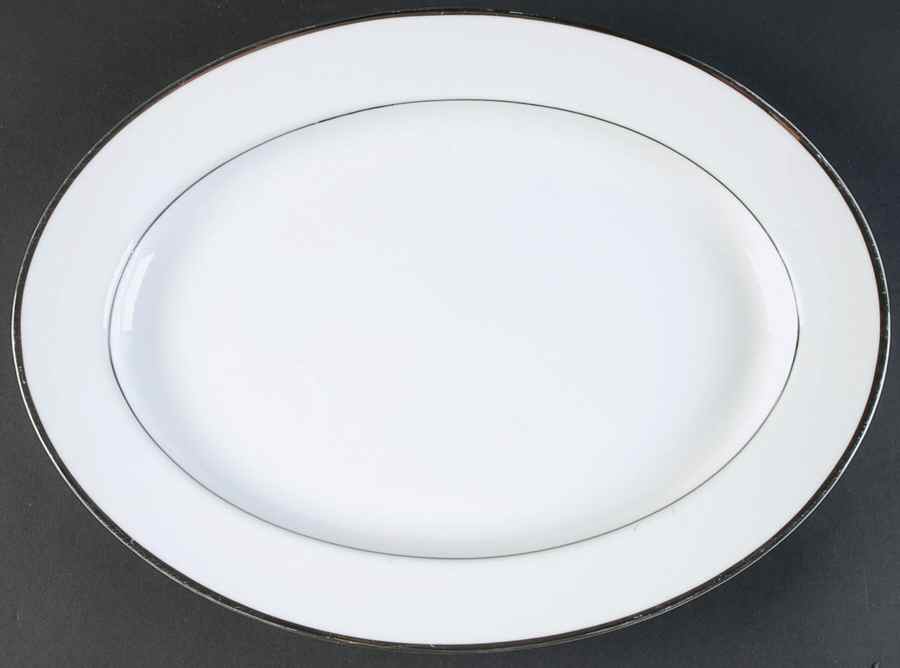 Jill 14" Oval Serving Platter by Royal Gallery-1