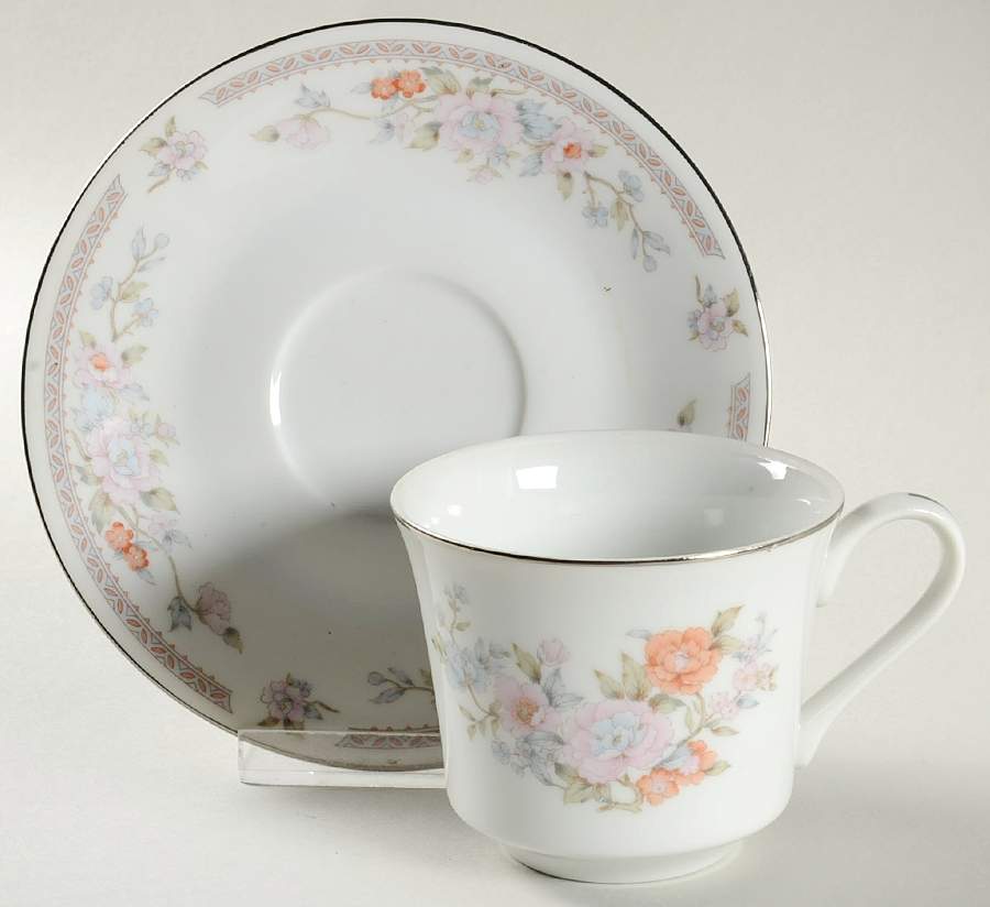 Mayfair Flat Cup & Saucer Set by Royal Gallery-1