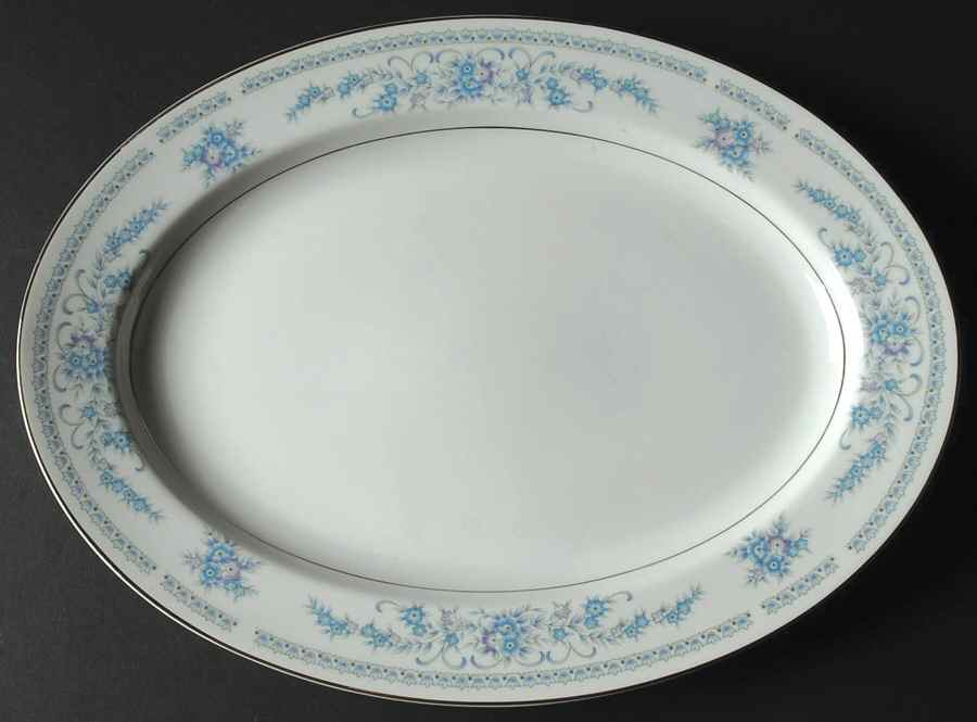 Nancy 14" Oval Serving Platter by Royal Gallery-1