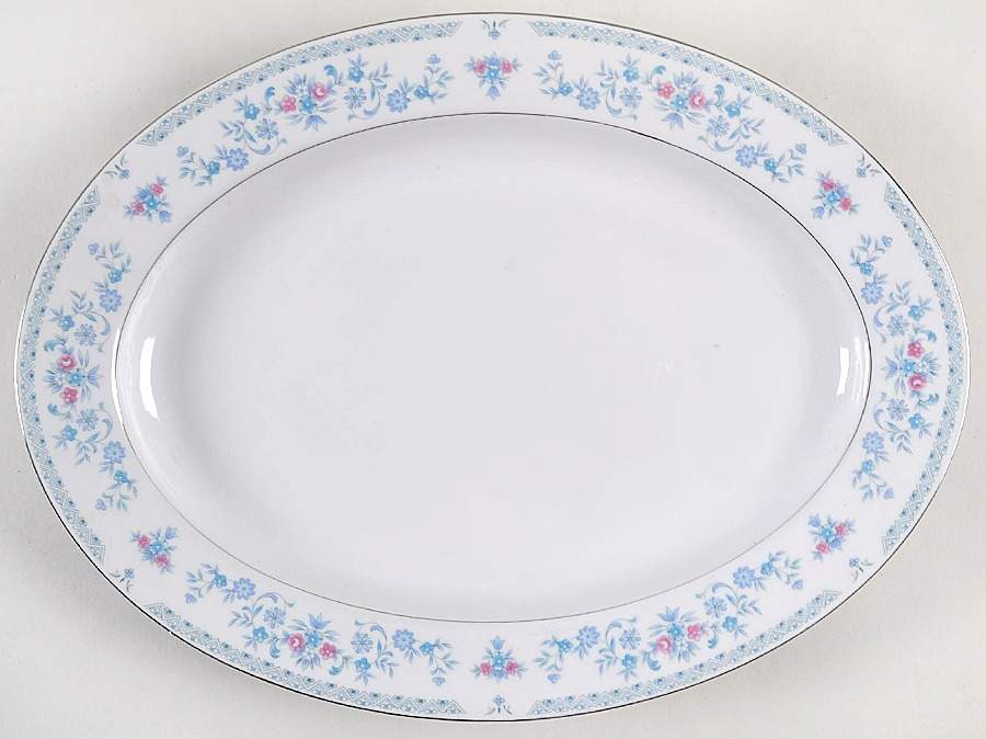 Patricia 14" Oval Serving Platter by Royal Gallery-1