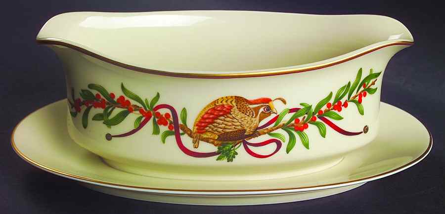 Queensberry Gravy Boat with Attached Underplate by Royal Gallery-1