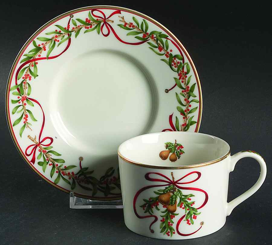 Queensberry Flat Cup & Saucer Set by Royal Gallery-1