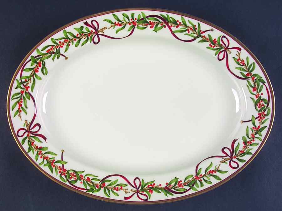 Queensberry 14" Oval Serving Platter by Royal Gallery-1