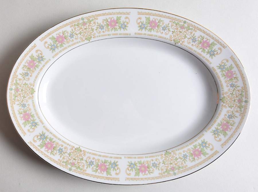 Roxbury 12" Oval Serving Platter by Royal Gallery-1
