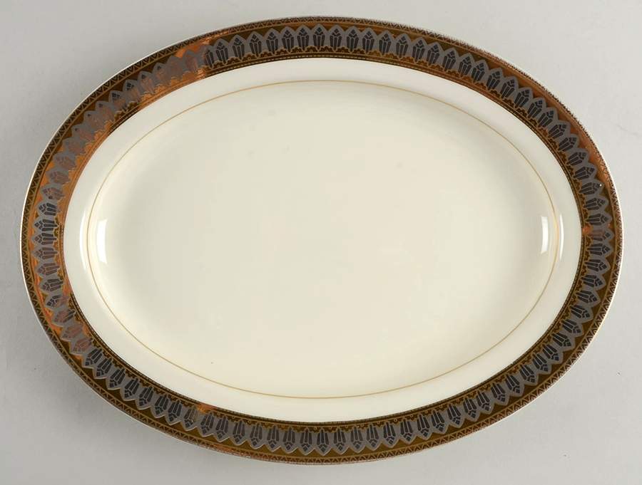 San Marco 14" Oval Serving Platter by Royal Gallery-1