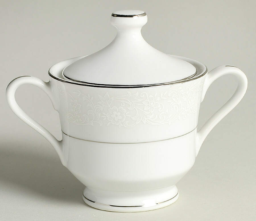 Winter Snow Sugar Bowl & Lid by Royal Gallery-1