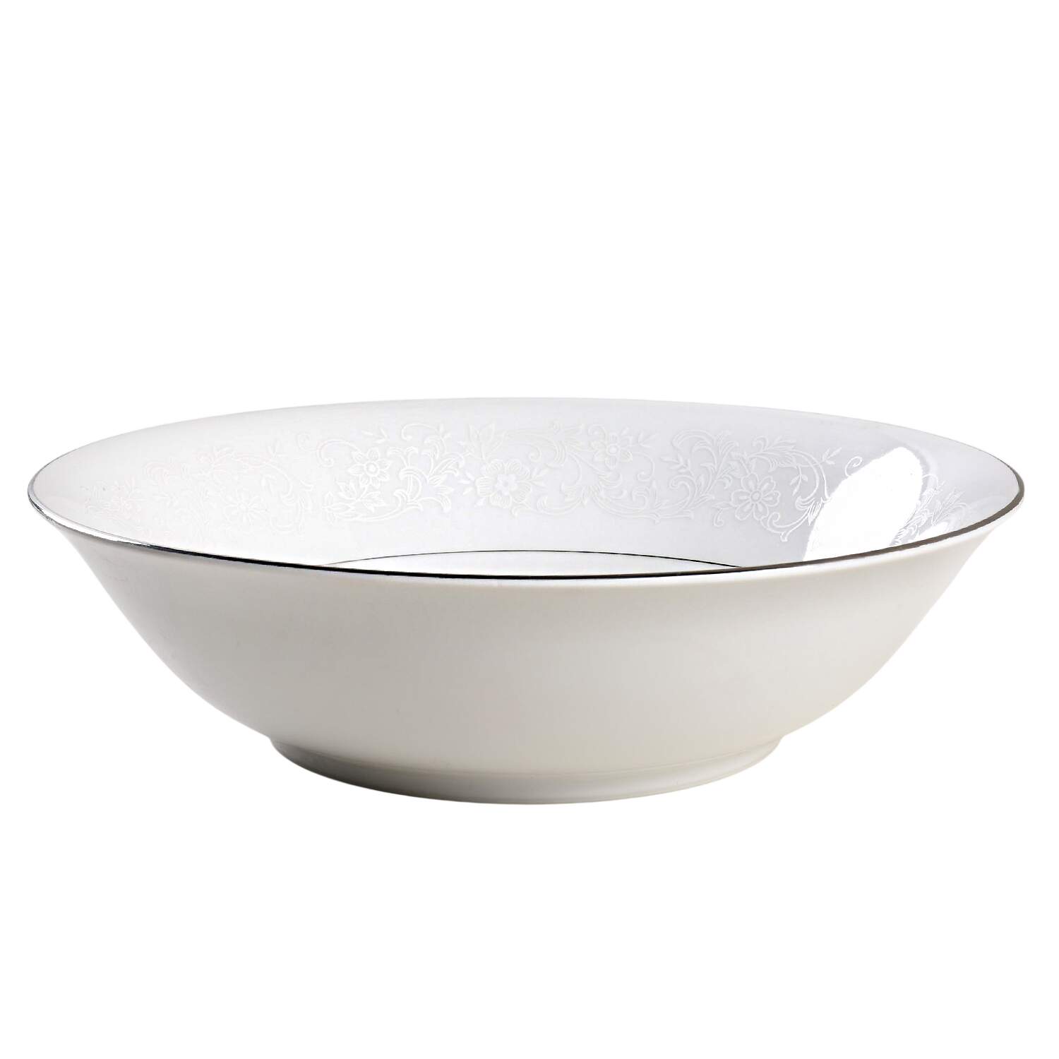 Winter Snow 9" Round Vegetable Bowl by Royal Gallery-1