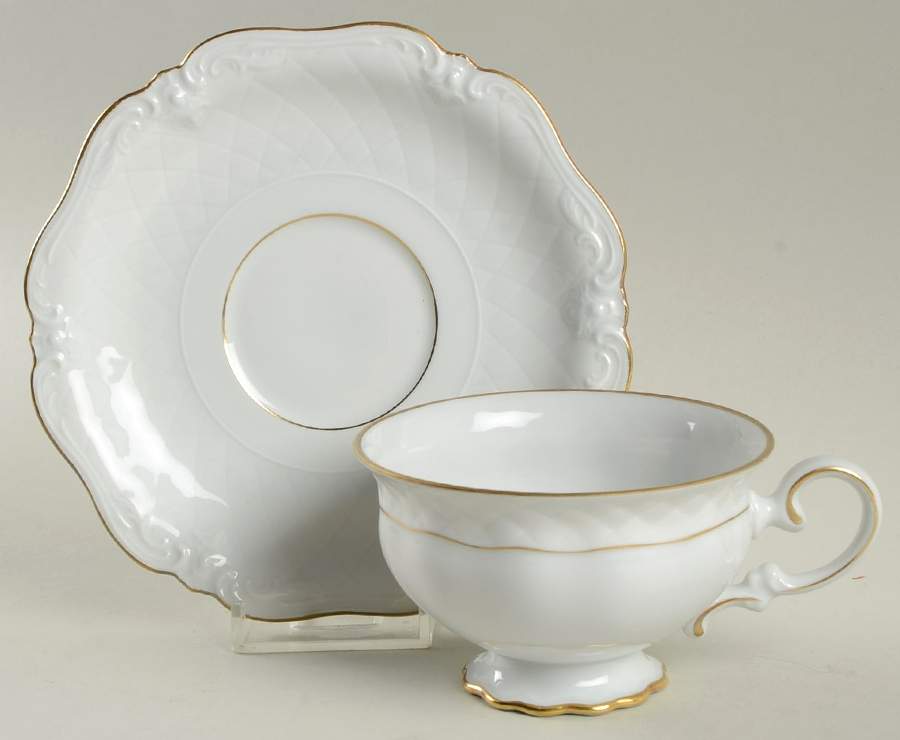 A1029 Footed Cup & Saucer Set by Royal Heidelberg-1