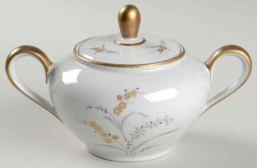Golden Fantasy Sugar Bowl & Lid by Royal Heidelberg-1