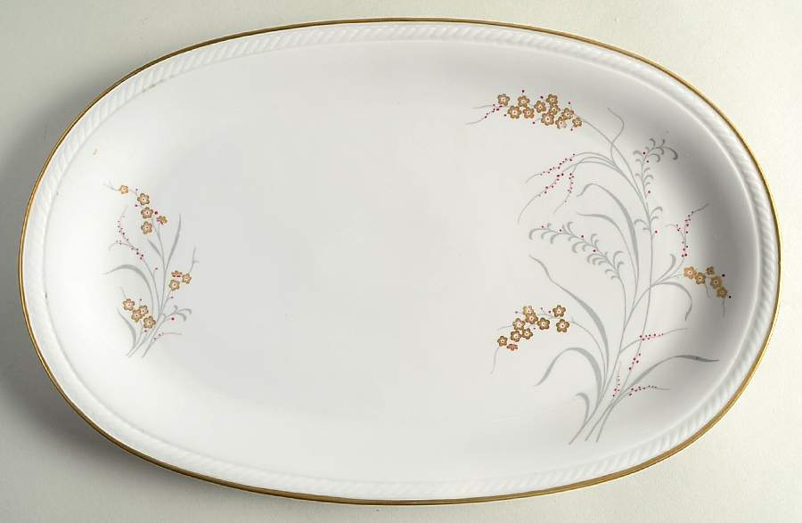 Golden Fantasy 12" Oval Serving Platter by Royal Heidelberg-1