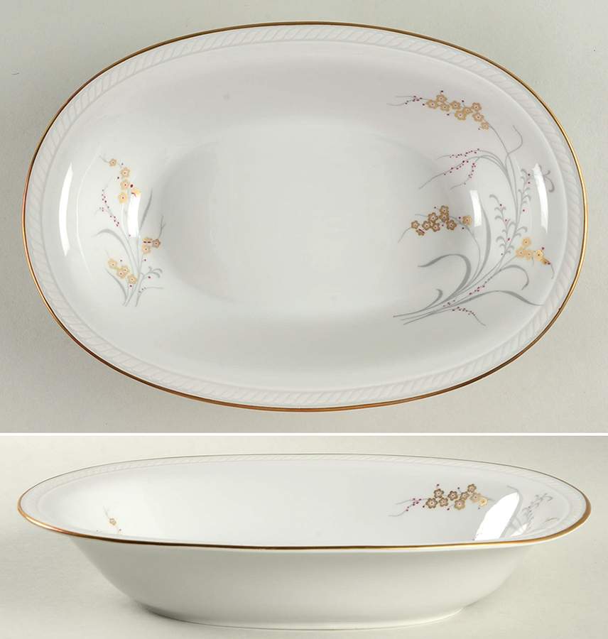 Golden Fantasy 10" Oval Vegetable Bowl by Royal Heidelberg-1