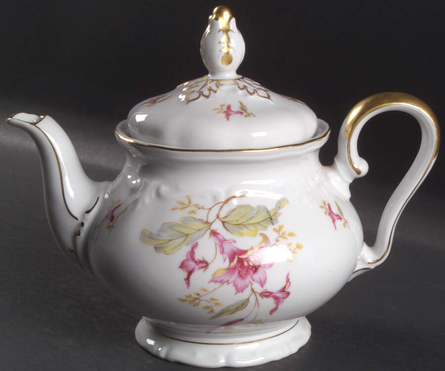 Hibiscus Teapot & Lid by Royal Heidelberg-1