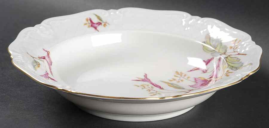 Hibiscus Rim Soup Bowl by Royal Heidelberg-1