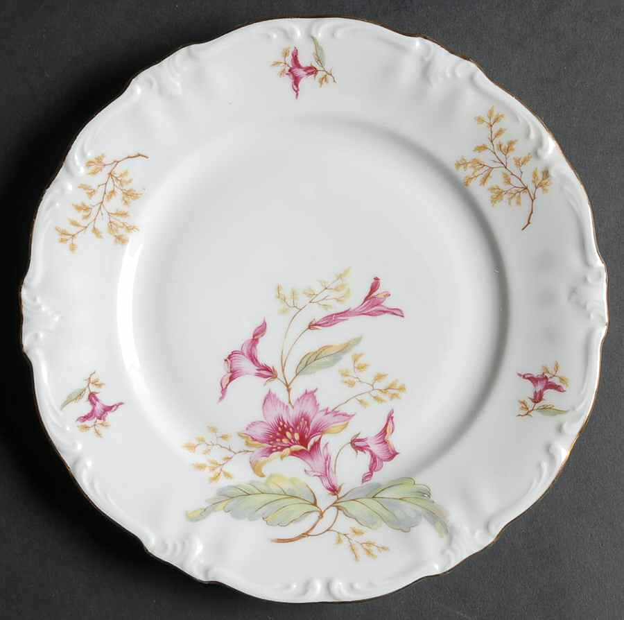 Hibiscus Salad Plate by Royal Heidelberg-1