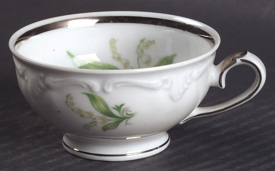 Lilly Lily of The Valley Footed Demitasse Cup by Royal Heidelberg-1
