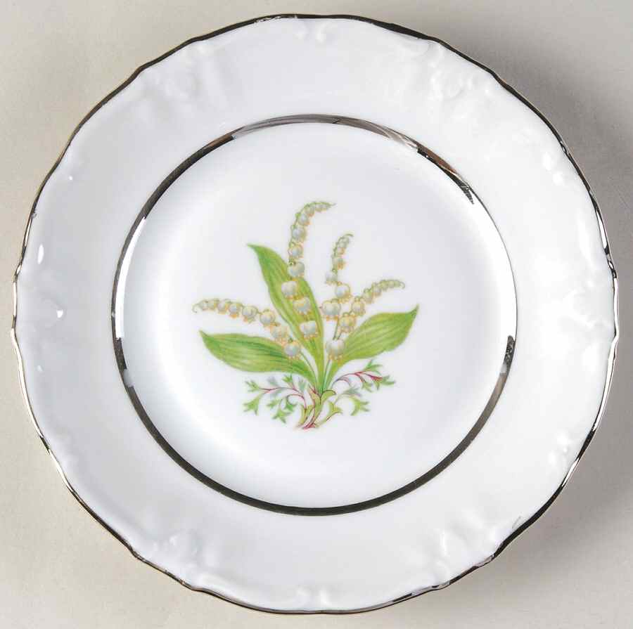 Lilly Lily of The Valley Bread & Butter Plate by Royal Heidelberg-1