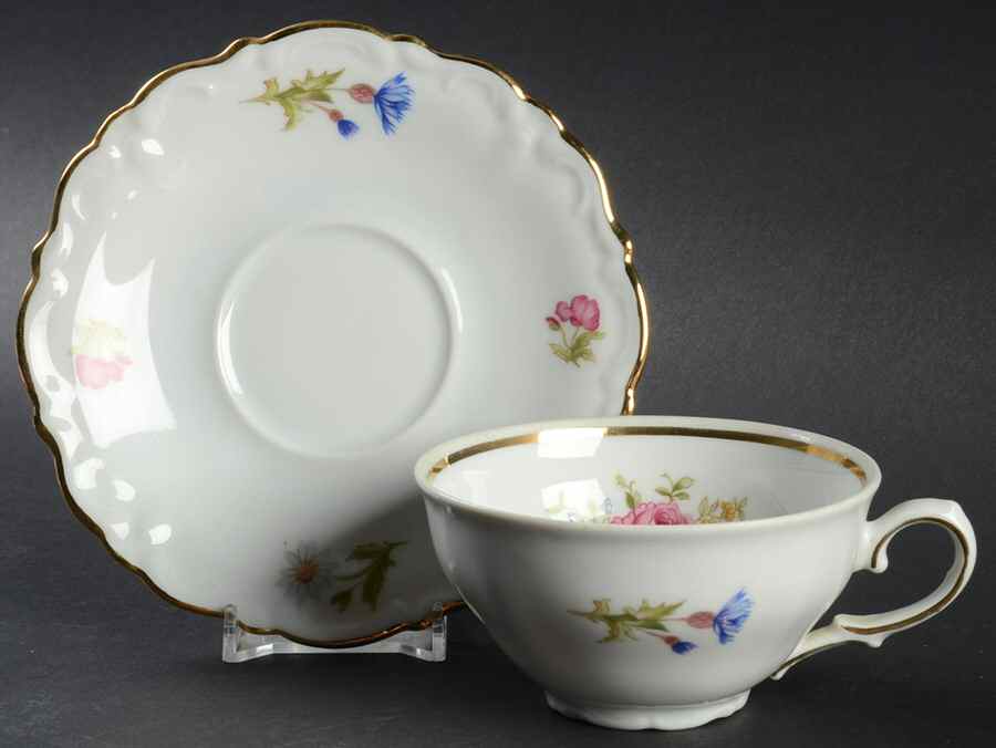 Mignon Footed Cup & Saucer Set by Royal Heidelberg-1