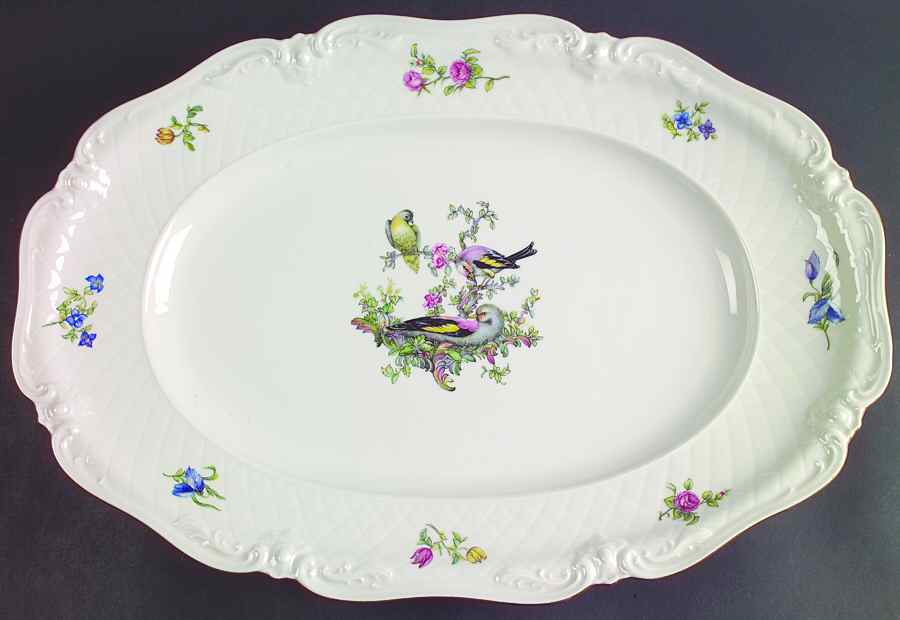 Paradise 16" Oval Serving Platter by Royal Heidelberg-1
