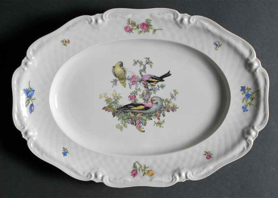 Paradise 13" Oval Serving Platter by Royal Heidelberg-1
