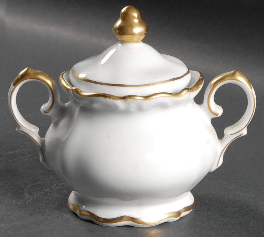 Regency Gold Sugar Bowl & Lid by Royal Heidelberg-1