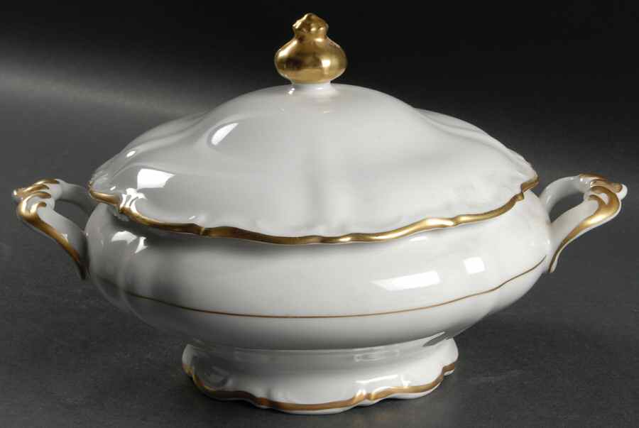 Regency Gold Round Covered Vegetable by Royal Heidelberg-1