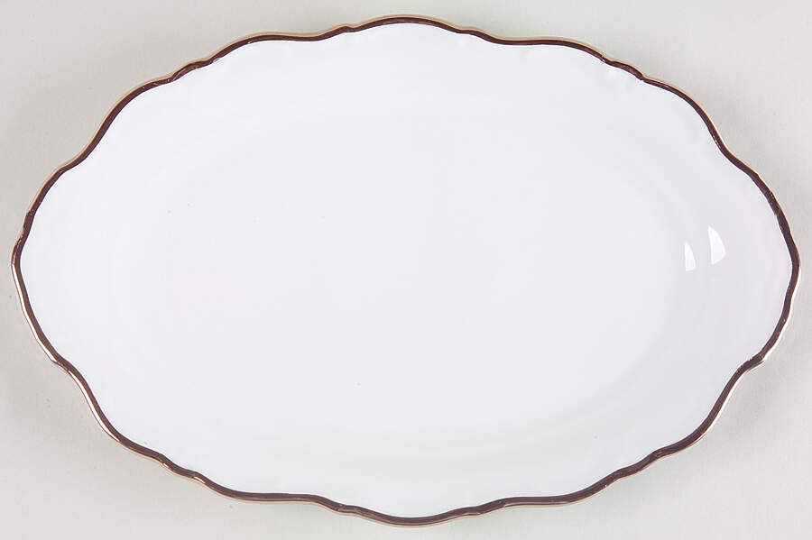 Regency Platinum 12" Oval Serving Platter by Royal Heidelberg-1
