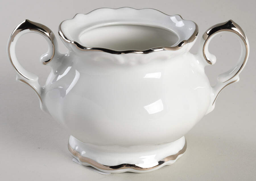 Regency Platinum Sugar Bowl No Lid by Royal Heidelberg-1