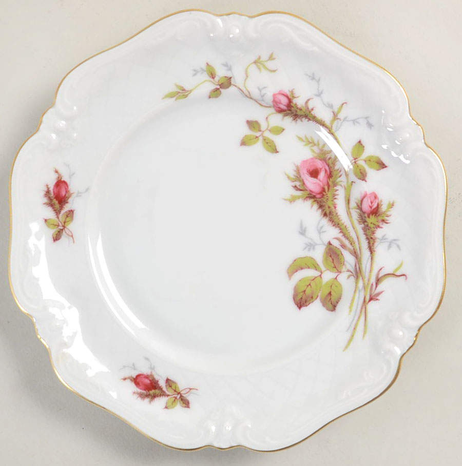 Rose Brier (White) Bread & Butter Plate by Royal Heidelberg-1