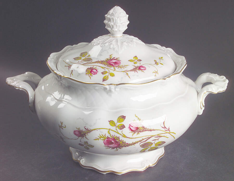 Rose Brier (White) Tureen &  Lid by Royal Heidelberg-1