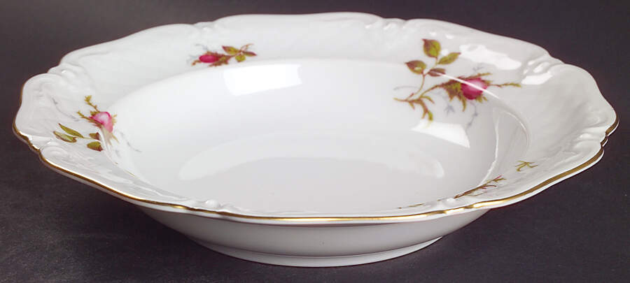 Rose Brier (White) Rim Soup Bowl by Royal Heidelberg-1