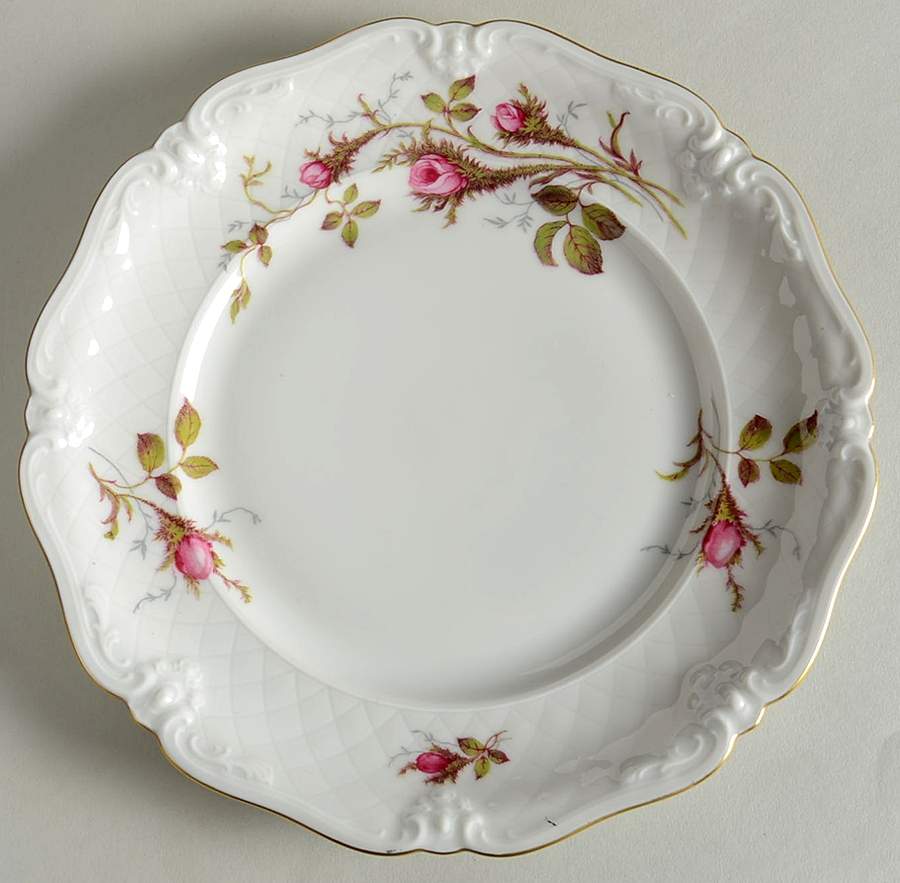 Rose Brier (White) Salad Plate by Royal Heidelberg-1